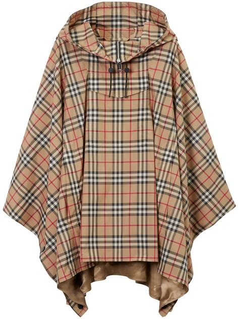 burberry vintage check poncho|how to authentic Burberry poncho.